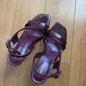 Calvin Klein Women's Dark Red Heels